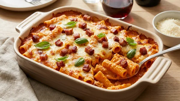 Baked Rigatoni alla Vodka