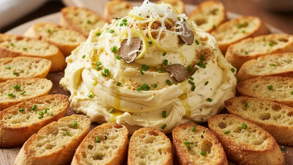 Truffle Parmesan Butter Board with Crispy Breadcrumbs