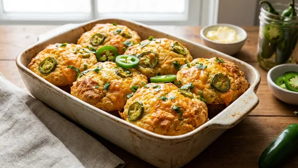 Cheddar Jalapeño Corn Muffins