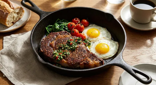 Steak and Eggs Skillet with RUB PRIME STEAK