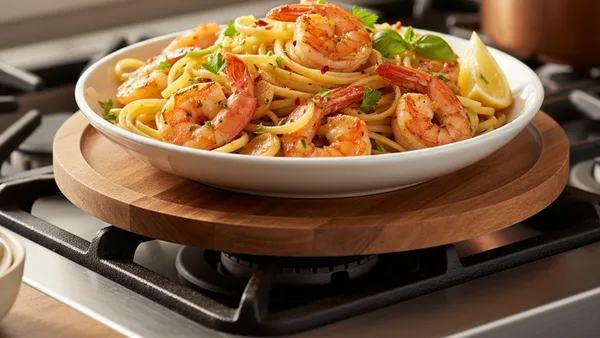 Garlic Butter Shrimp Pasta