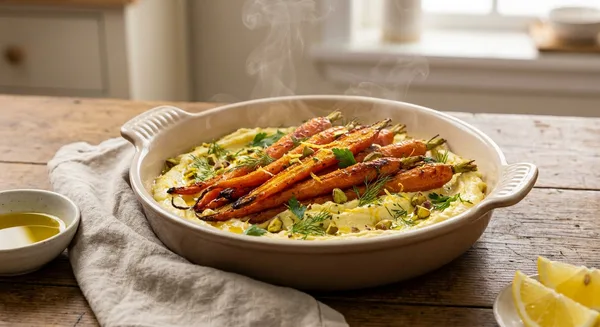 Roasted Carrots With Lemony Whipped Feta