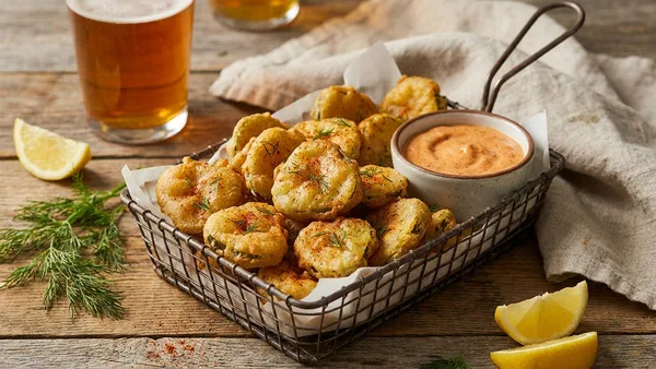 Beer-Battered Fried Pickles