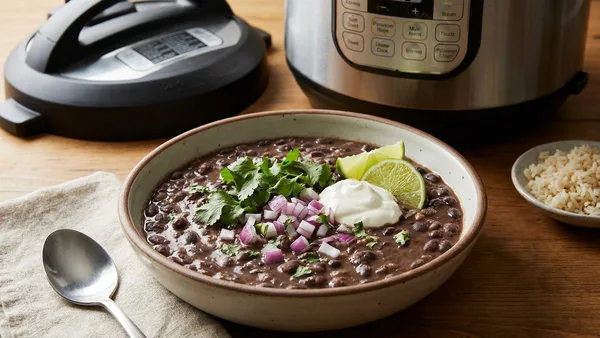 Instant Pot Cuban Black Beans