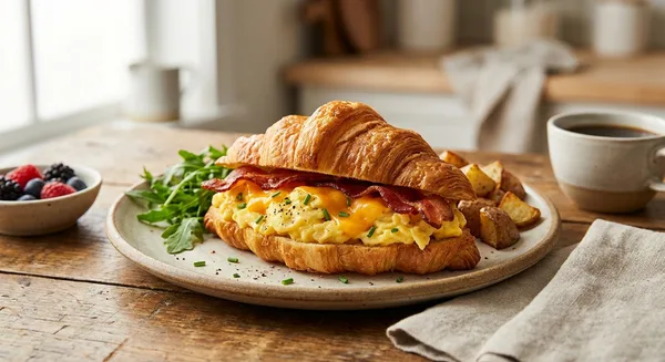 Croissant Breakfast Sandwich