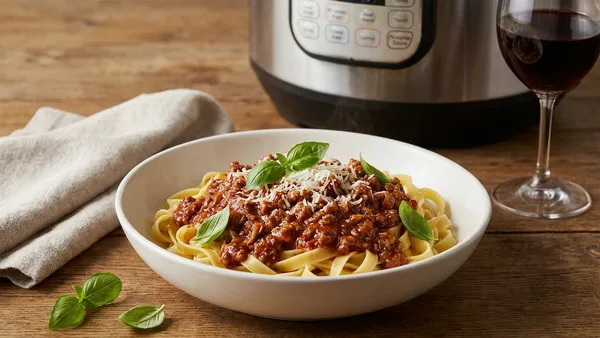 Instant Pot Bolognese (Rich Meat Sauce, Weeknight Shortcut)