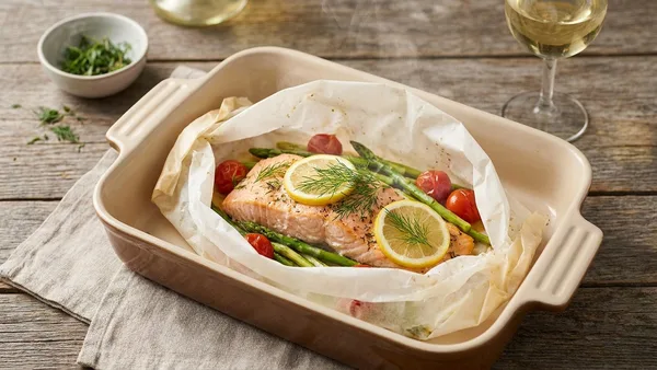 Salmon en Papillote