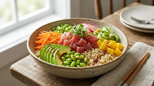 Quinoa Poke Bowl