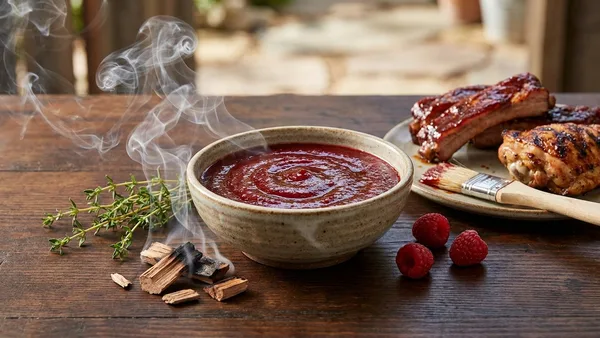 Smoked Raspberry BBQ Sauce