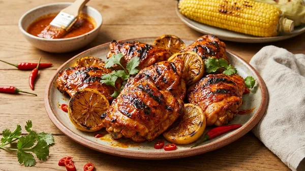 Peri-Peri Spicy Citrus Marinade for Flame-Grilled Chicken Thighs
