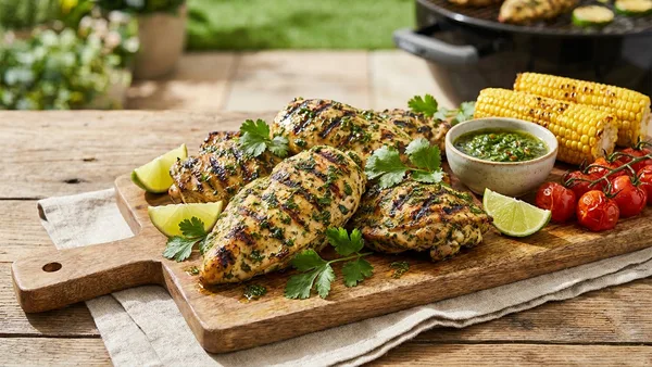 Chimichurri-Lime Marinade for Quick Grilled Chicken
