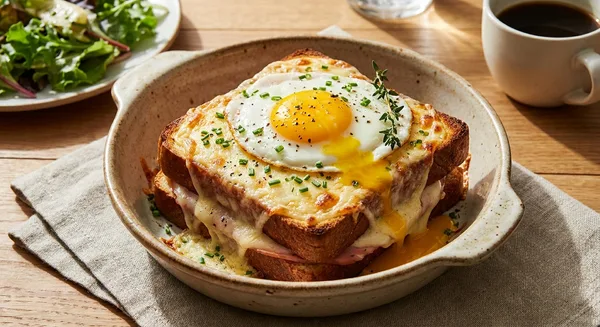 Croque Madame Breakfast Sandwich