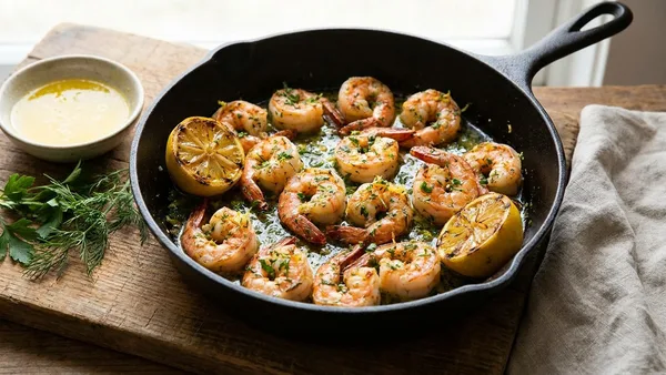 Smoked Shrimp Lemon Herb
