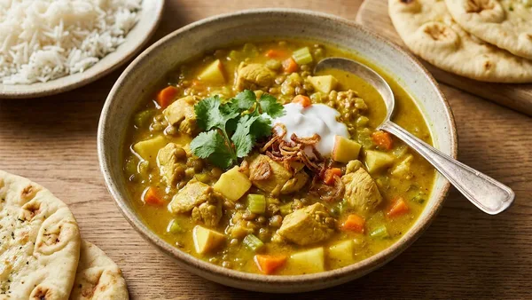 Chicken Mulligatawny Soup (Curried Anglo-Indian Soup)