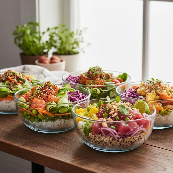 Poke Meal Prep Bowls