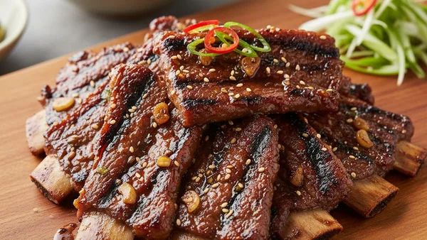 Korean BBQ Short Ribs (Grilled Galbi)