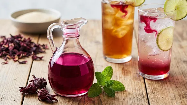 Hibiscus Simple Syrup