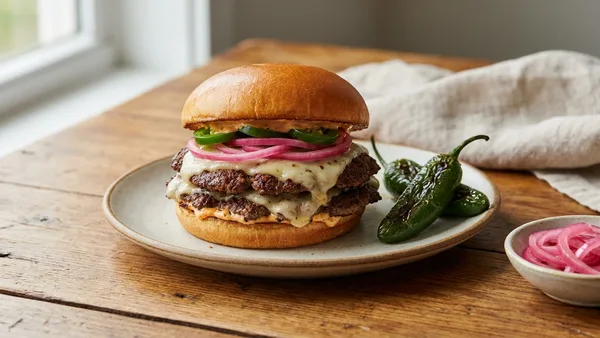 Spicy Smash Burger