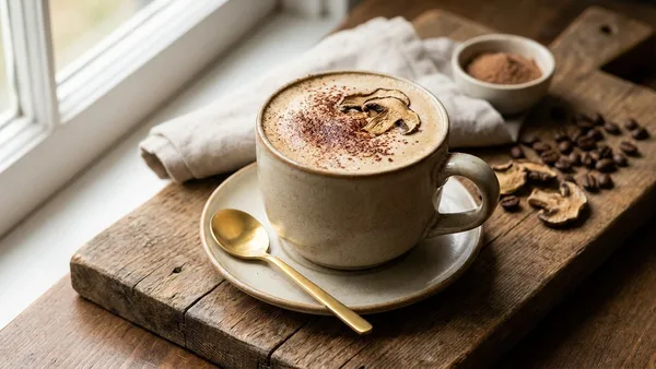 Mushroom Mocha Latte