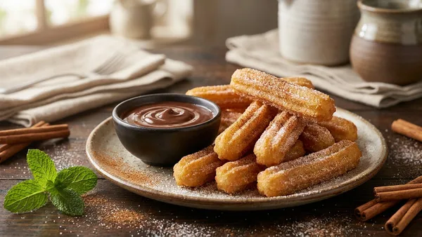 Churros with Chocolate