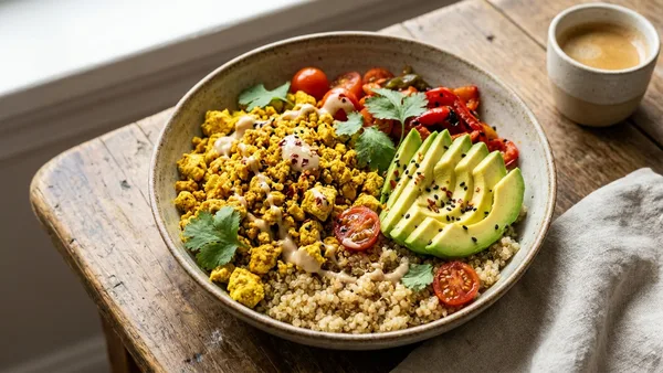 Tofu Scramble Breakfast Bowl