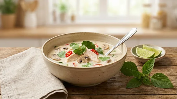 Tom Kha Gai Thai Coconut Chicken Soup