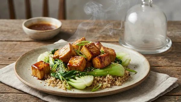 Smoked Tofu Maple-Soy