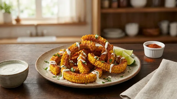 Corn Ribs Cajun Lime Crema