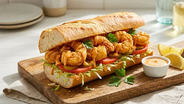 Crispy Shrimp Po' Boy
