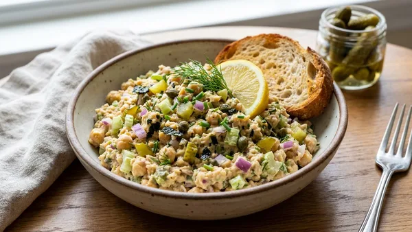 Vegan Chickpea Tuna Salad