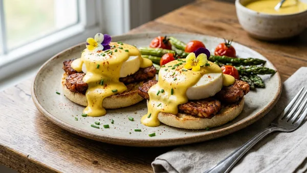 Eggs Benedict Vegan