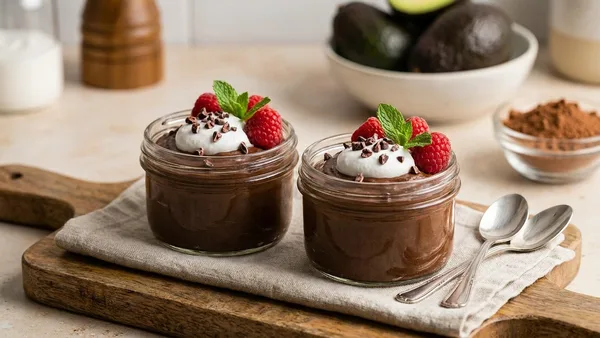 Keto Chocolate Avocado Mousse