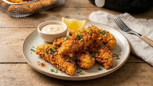 No Fail Ultra Crispy Air Fryer Chicken Strips