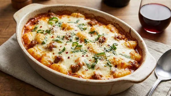 Sausage Gnocchi Bake