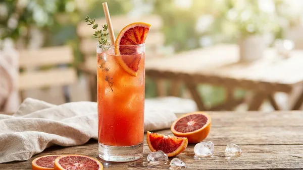 Blood Orange Vodka Collins