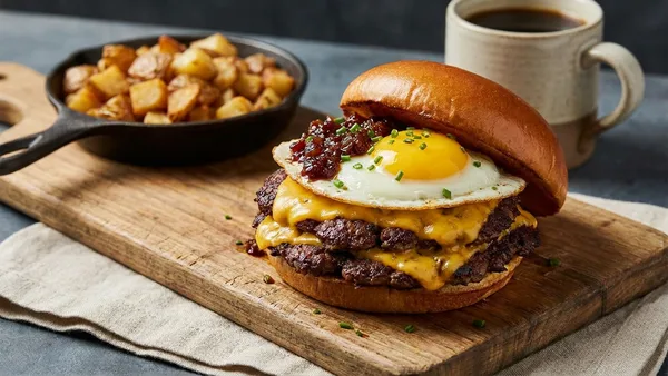 Breakfast Smash Burger