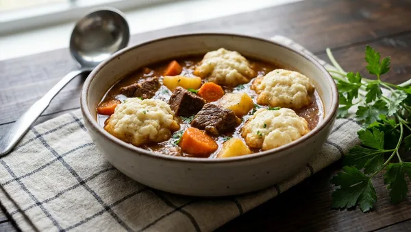 Beef Stew with Dumplings