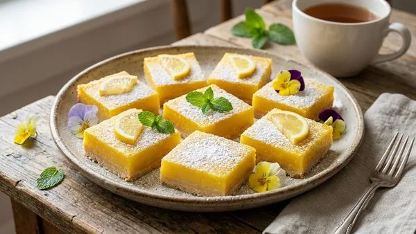 Vegan Lemon Bars