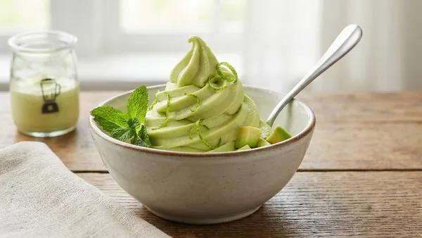 Ninja Keto Avocado Lime Soft Serve — Low Sugar Slushy