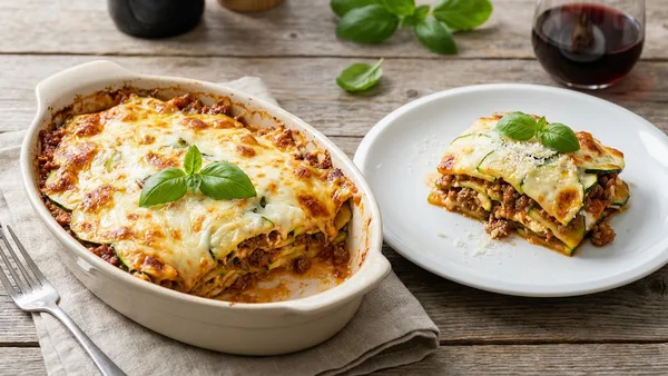 Low-Carb Zucchini Lasagna (Keto Friendly)