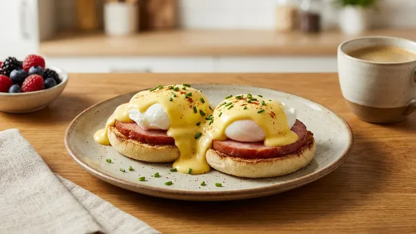 Eggs Benedict Blender Hollandaise