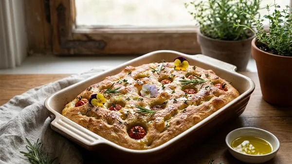 Same-Day Sourdough Focaccia