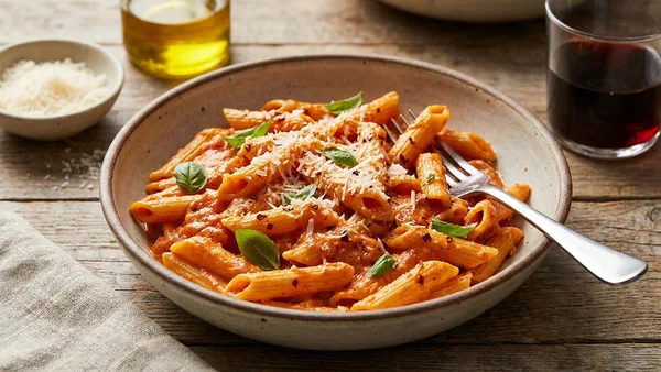 Penne alla Vodka (Creamy Tomato and Vodka Sauce)