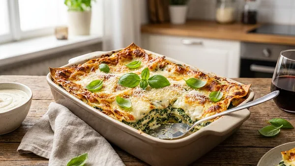 Spinach Ricotta Lasagna