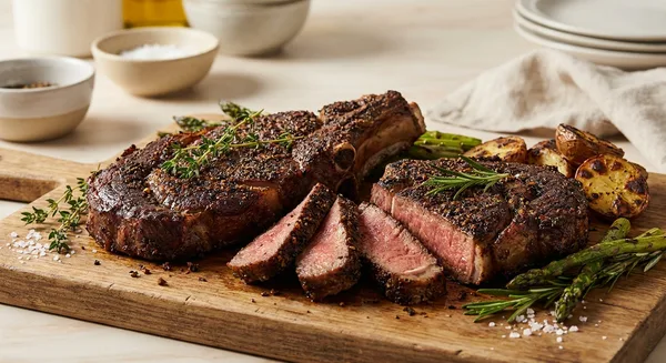 Coffee and Porcini Dry-Rub Steaks with RUB PRIME STEAK Finish