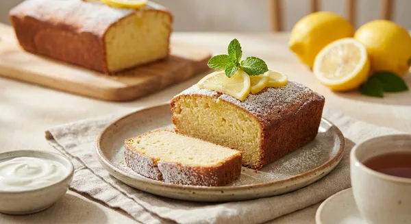 Healthy Greek Yogurt Lemon Loaf
