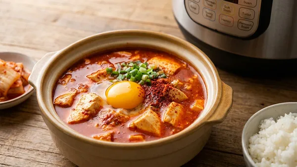 Instant Pot Korean Soft Tofu Stew (Soondubu Jjigae)