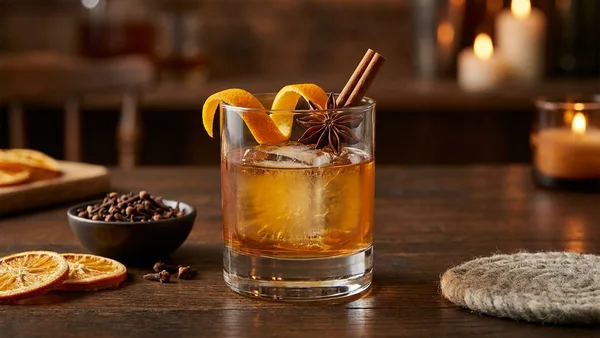 Orange Spiced Old Fashioned