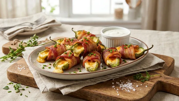 Bacon-Wrapped Jalapeño Bites