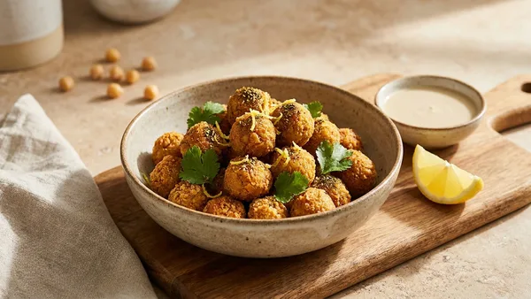 Air Fryer Chickpea Bites